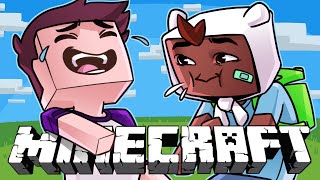 TRY NOT TO LAUGH  Minecraft Dad Jokes w BasicallyIDoWrk [upl. by Jak366]