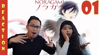 Noragami Episode 1 Reaction and Review YATO IS HILARIOUS HIYORI IS BADASS [upl. by Nereil]