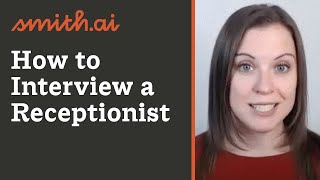 How to Interview a Receptionist [upl. by Ahsinauq291]