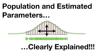 Population and Estimated Parameters Clearly Explained [upl. by Ainafets]