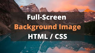 How to add background image in HTML and CSS  Coding Ninja [upl. by Carmencita433]