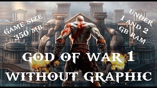 God Of War for pc without graphic  lag free  highly compress  lag fix solution  low spec gaming [upl. by Cavanaugh791]