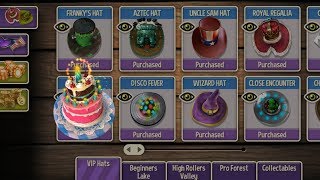 GOP3 All VIP And Collectible Hat Animations [upl. by Rodge805]