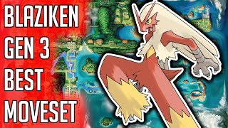 Blaziken Gen 3 Best Moveset  Blaziken Best Moveset Moves Pokemon Emerald Ruby Sapphire Red Green [upl. by Pyle]