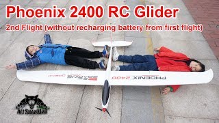 Volantex Phoenix 2400 EPO RC Glider 2nd Flight [upl. by Walczak]