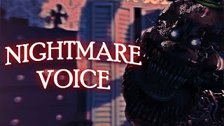 SFM FNAF Nightmare Voice [upl. by Enytnoel814]