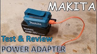 MAKITA Power Adapter  Cool 18V Accessory  Review amp Test [upl. by Thrasher227]