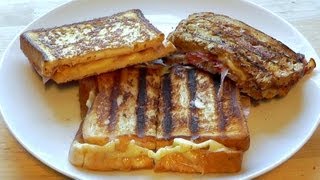 Toastie Cheese Sandwich How to make recipe toasted ham cheese [upl. by Tristan]