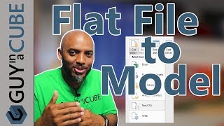 Power BI Tutorial  From Flat File To Data Model [upl. by Loreen785]