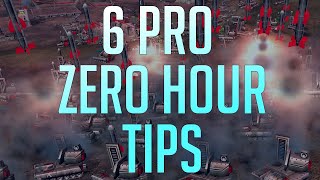 6x Pro Generals Zero Hour Tips [upl. by Otcefrep]