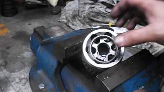 How to dismantle the CV joint  Vauxhall Corsa Opel [upl. by Pulling]