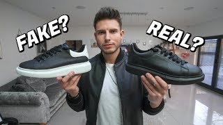 REAL vs FAKE ALEXANDER MCQUEEN SNEAKERS  What Are The Differences [upl. by Sardella]