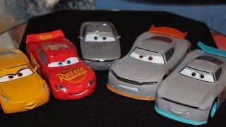 Disney Store Cars 3 McQueen Cruz Sterling amp Next Generation RustEze Racers 5Pack [upl. by Johna]