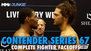 Fighters Keep Their Cool in DWCS 67 Faceoffs  Dana Whites Contender Series [upl. by Vin773]