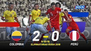 Colombia vs Perú acá revivimos los mejores momentos del partido rumbo al Mundial 2018 [upl. by Ardnosal703]