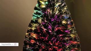 Fiber Optic Ornament Fireworks Prelit Christmas Tree  LIGHTING DEMO [upl. by Yzeerb]