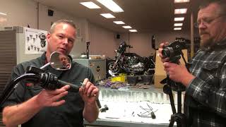 Heated Grip Instal on Heritage Softail woodstockharley [upl. by Rodrigo]