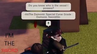 Roblox Wisteria  The Demonic Special Curse Grade Demonic Sword [upl. by Nyar923]