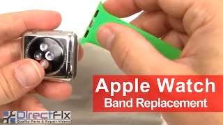 How to Apple Watch Band Replacement Instructions in 1 Minute [upl. by Nirat899]