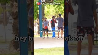 Exploding Basketball Prank  Full video ➡️ savageshawn prank funnyprank pranks funnymoments [upl. by Odlanor]