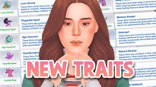 15 NEW TRAITS for your sims  Sims 4 Mod Review [upl. by Woermer]