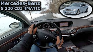 2008 MercedesBenz S 320 CDI 4Matic  POV test drive [upl. by Htebaras]