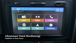 Infotainment Check MediaNav im Dacia Duster Kurzfassung [upl. by Aissirac]