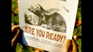 Jurassic Park The Ride Universal Studios Escape Islands of Adventure Television Commercial 1999 [upl. by Yrbua]