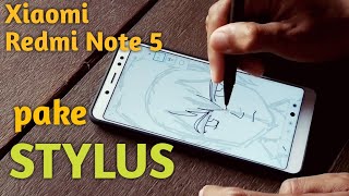 Review Stylus Adonit Mini 3 pada Xiaomi Redmi Note 5 pro  Drawing Review [upl. by Nevin179]