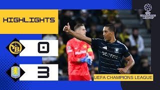 Aston Villa 30 Young Boys Dominant Display in Champions League Return [upl. by Akerehs]