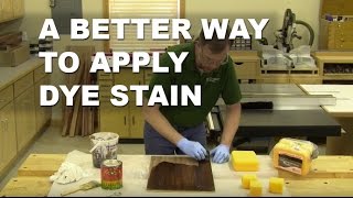 A Better Way to Apply Dye to Your Woodworking Projects [upl. by Atse]