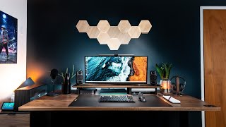 The DREAM Desk Setup and Office Tour  Modern amp Simple [upl. by Olegnaleahcim]