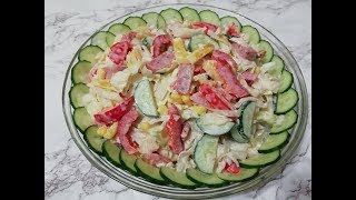 ВКУСНЫЕ САЛАТЫ РЕЦЕПТЫOSON SALATLARSALATLAR TAYYORLASHMAYONEZLI SALATLARСАЛАТЛАР ТАЙЁРЛАШ [upl. by Ayotel144]