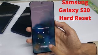 How To Hard Reset Samsung Galaxy S20 5G S20 S20 Unlock Pattern Lock Pin Lock  S20 Forgot Password [upl. by Sila511]