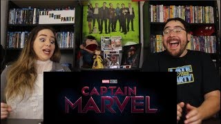 Captain Marvel Official Trailer REACTION REVIEW [upl. by Merras]