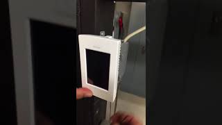 NUHEAT Thermostat tutorial videos Step 10 Reinstalling the Faceplate [upl. by Naida]