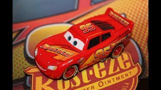 Mattel Disney Cars 3 RustEze Lightning McQueen Piston Cup Racer Diecast [upl. by Ahsaercal]