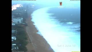 Narrabeen Coastal Imaging Timelapse June 2016 [upl. by Mitzl]