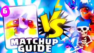 30 Xbow vs Miner Wallbreakers Matchup Guide with Tips — Clash Royale [upl. by Ongineb968]