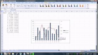 Excel Basics  Video Tutorial How To Graph Two Sets of Data On One Graph [upl. by Htebzile799]