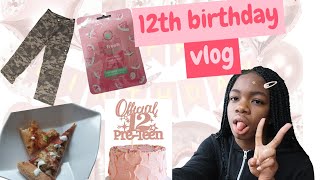 12th birthday vlog PREteen [upl. by Shippee]