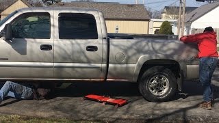 GMC 2500hd leveling kit install [upl. by Besse266]