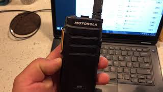 Motorola SL300 MotoTrbo DMR radio [upl. by Kachine]