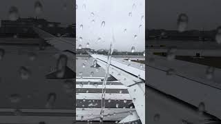 American Airlines A319 Rainy Takeoff from Philadelphia Int’l Airport PHL [upl. by Ronym511]