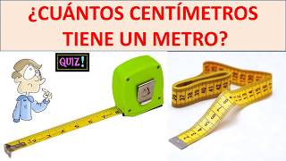 cuantos centimetros tiene un metro [upl. by Turrell]