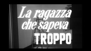 Mario Bava  La ragazza che sapeva troppo 1963 International trailer [upl. by Spanjian]