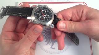 Panerai Ferrari Granturismo Rattrapante FER00005 Luxury Watch Review [upl. by Enomrej]