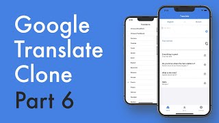 Google Translate Clone  React Native Tutorial  Part 6 [upl. by Notseh782]