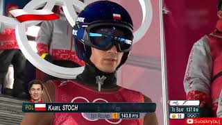 KAMIL STOCH  Złoty medal  Pyeongchang Gold Medal IO 20180217 [upl. by Sheedy783]