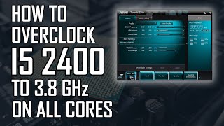 How to Overclock i5 2400 non K CPU to 385 GHz on all cores [upl. by Meakem]